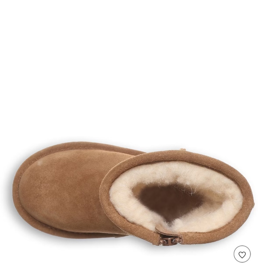 BEARPAW Elle Toddler Hickory Size 8 | Kid's Slip-On Boot with Zipper - Picture 4 of 6